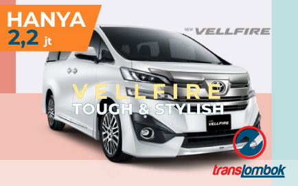 rental vellfire di lombok