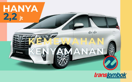 sewa alphard lombok