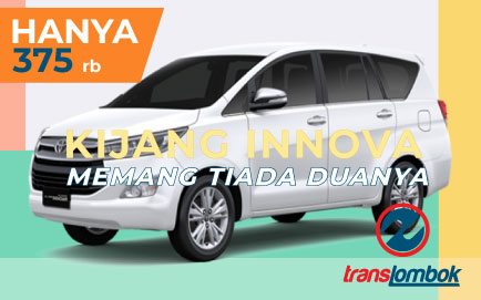 sewa innova di lombok