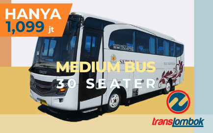 bus wisata 30 seat lombok
